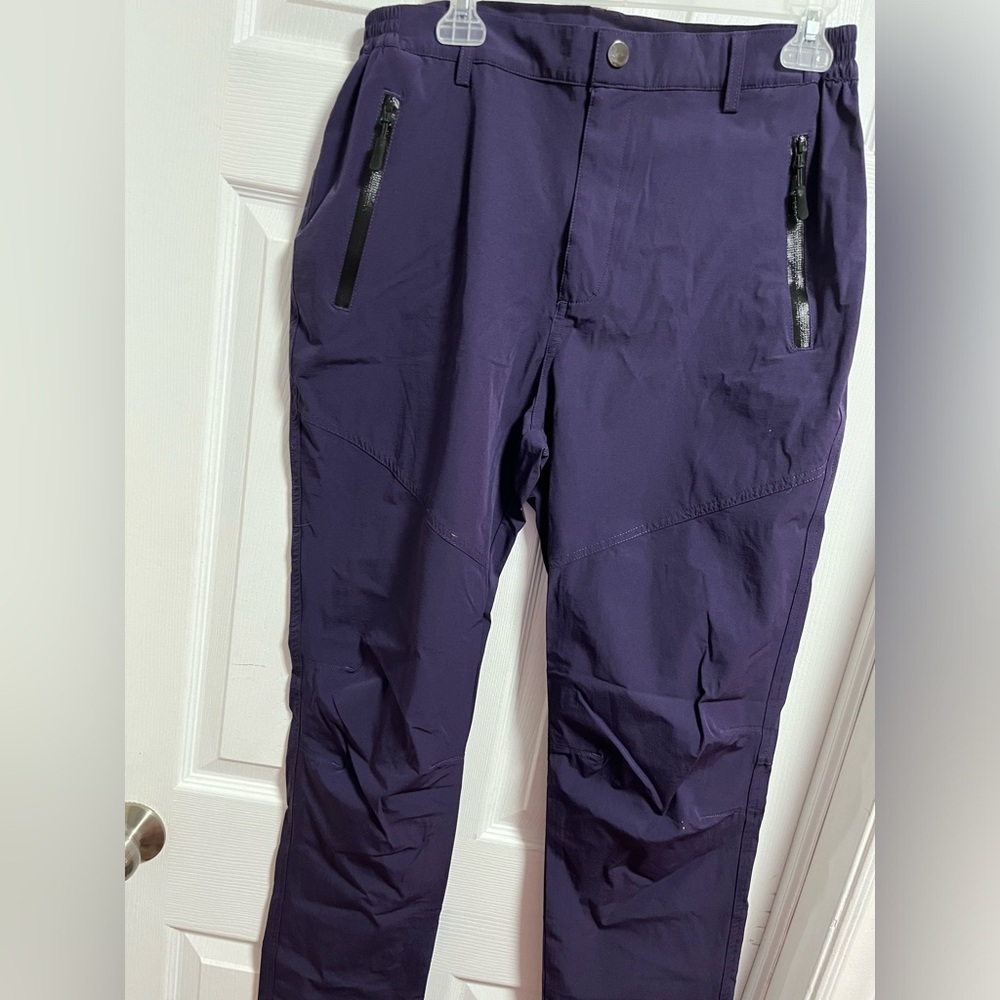 Purple scrub splash pants